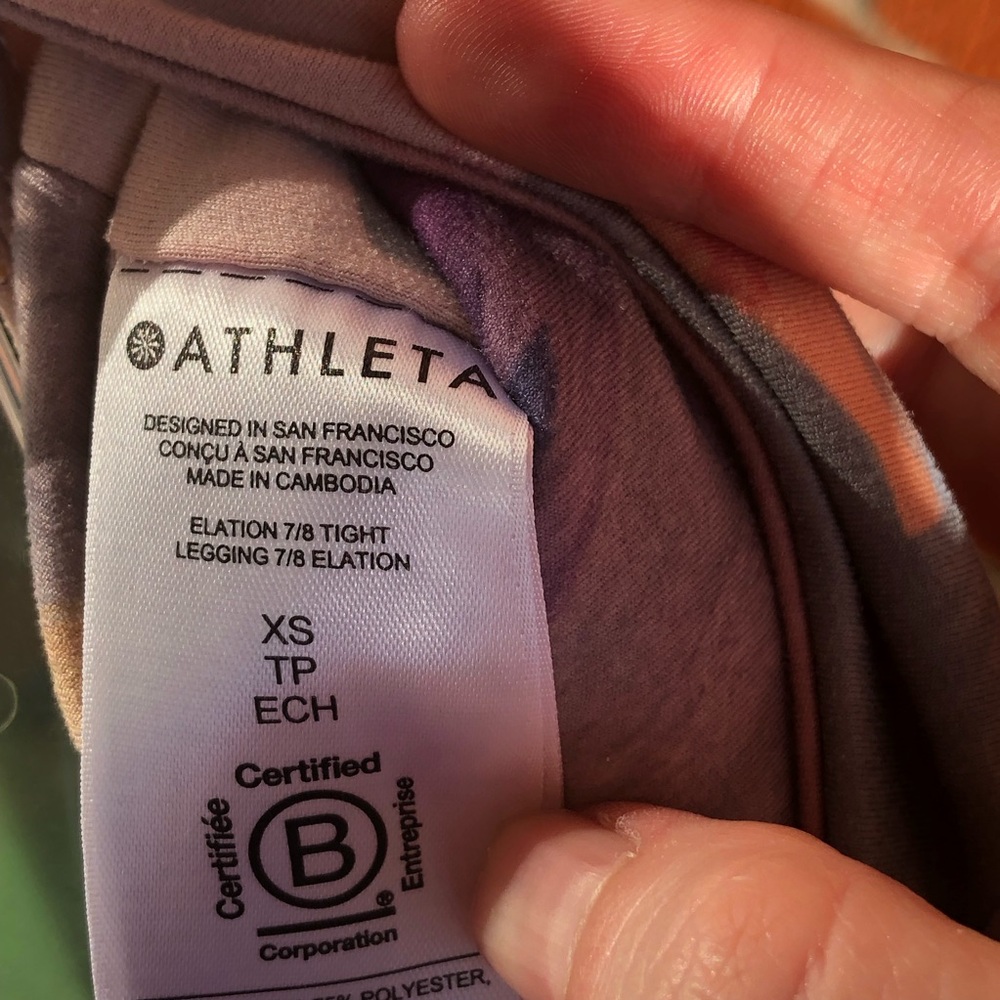 Athleta Elation 7/8 Tight Legging —#034 - Picture 11 of 12